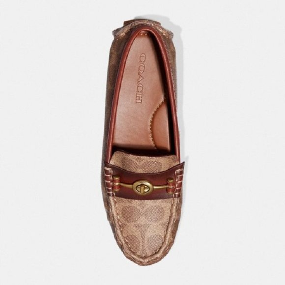 $98 *NEW* COACH Crosby Turnlock Driver In Signat - Picture 5 of 12